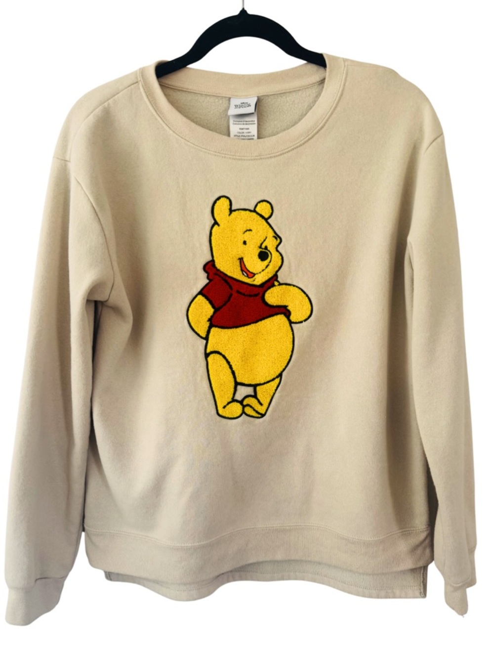 Disney Winnie the Pooh Graphic Sweatshirt Cream Crewneck Women’s Medium